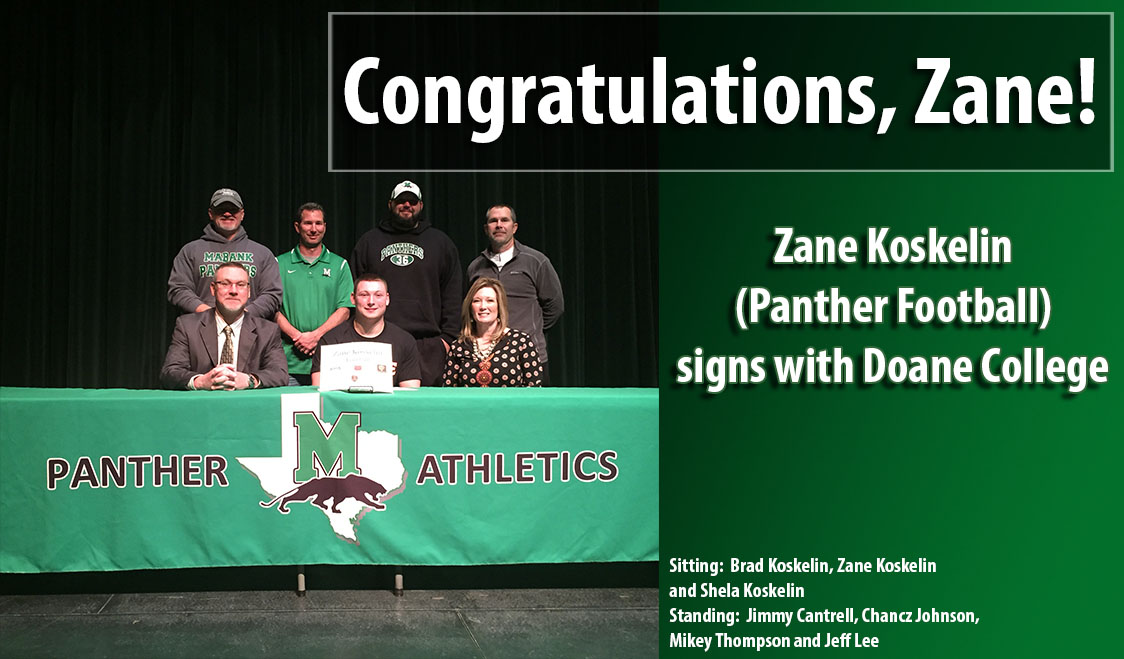 Zane K. Senior Signing