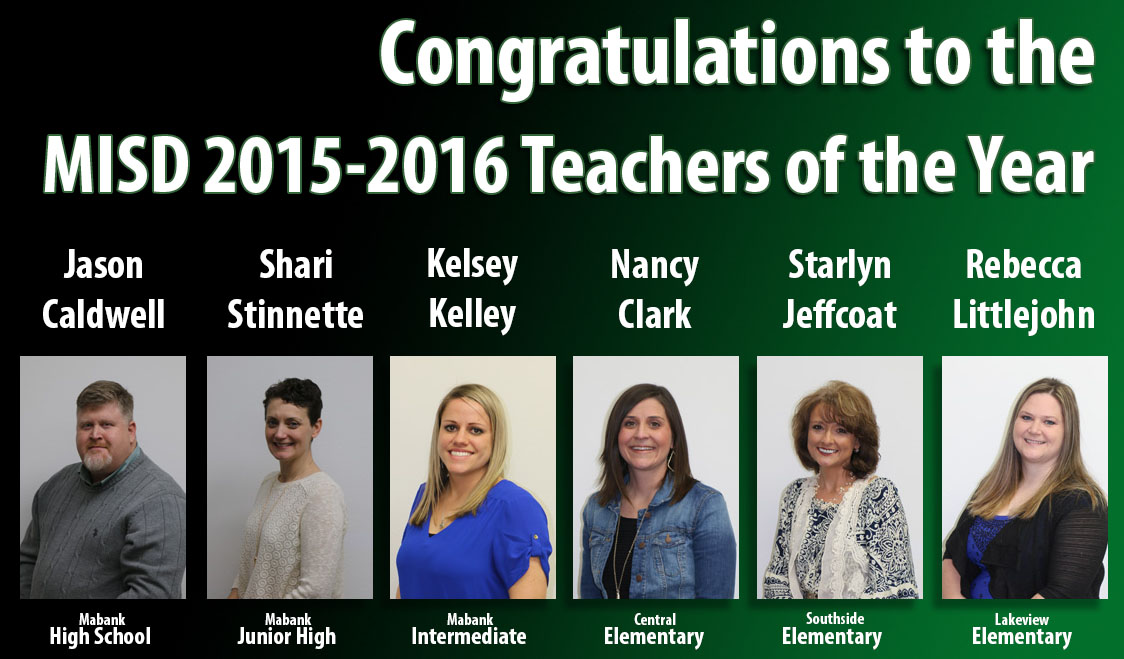 Teachers of The Year 2015-2016