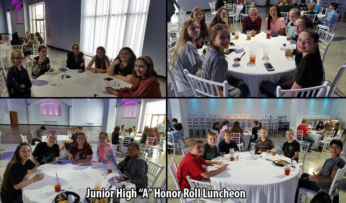 JH Honor Roll Lunch