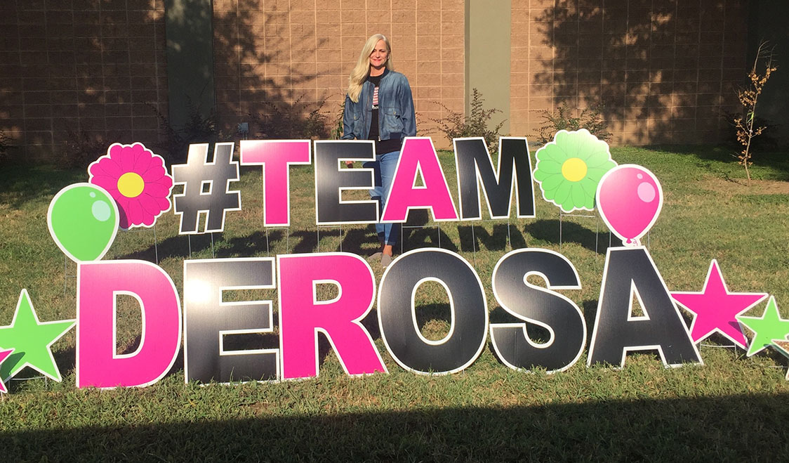 IS Team Derosa Sign