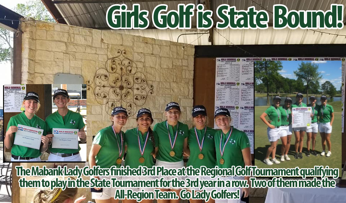 Girls Golf Regional Champions Pic
