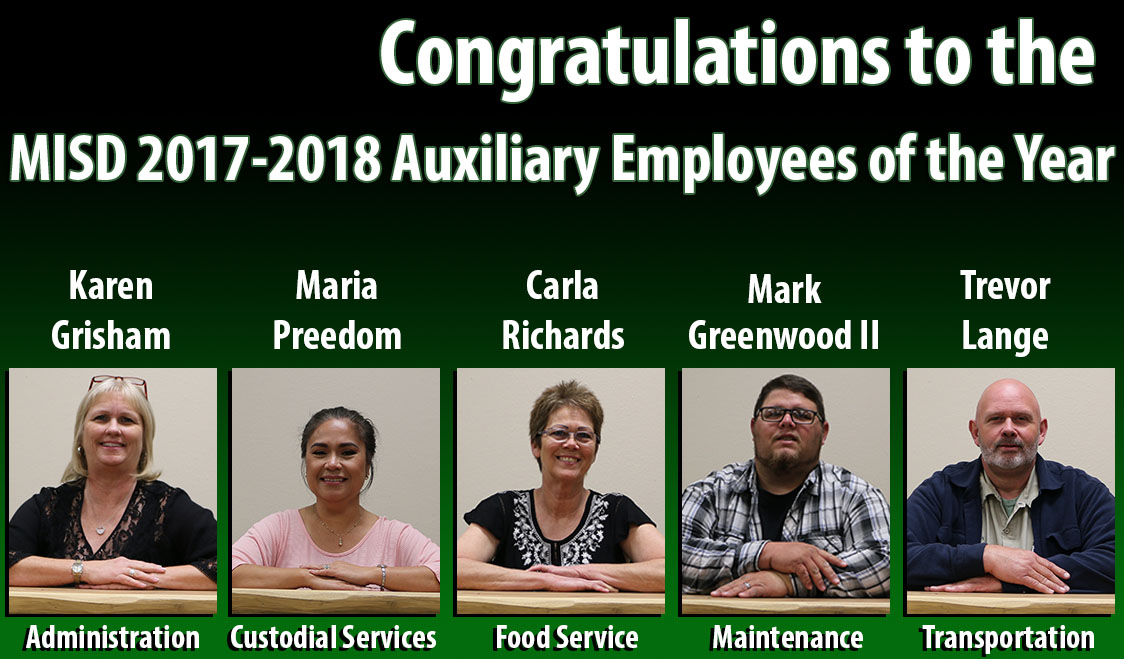 1718 Auxiliary Employees of the Year 