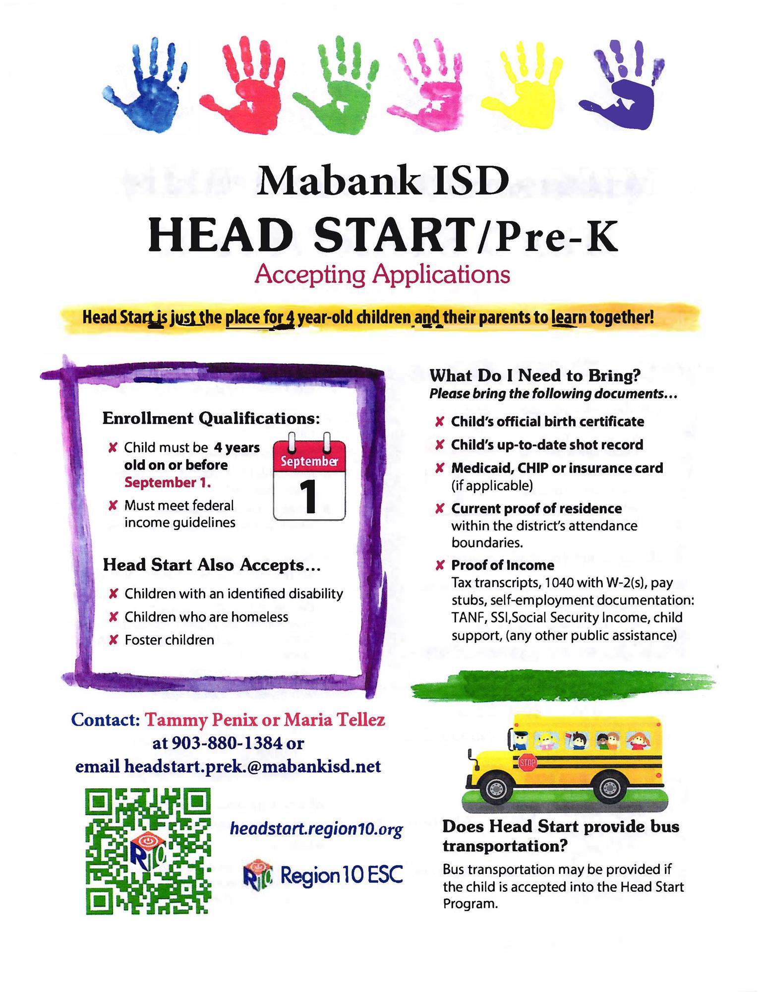 Head Start Flyer